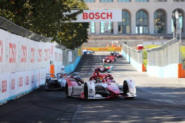 Circuito Cittadino dell'Eur, Rome, Italy - 2022 APRIL 10:  Sergio Sette Camara (BRA) - Penske EV-5 - Dragon - Penske Autospor