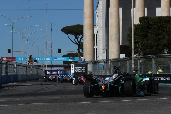 Circuito Cittadino Dell Eur Rome Italy 2022 April Sam Bird — стоковое фото