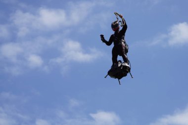Zapata airshow before the start of the race F1 Belgian GP 2022