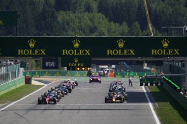 start of the racstart of the race F1 Belgian GP 2022