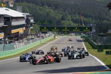 start of the racstart of the race F1 Belgian GP 2022