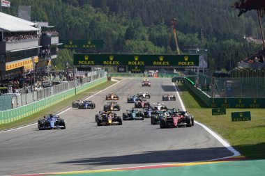 start of the racstart of the race F1 Belgian GP 2022
