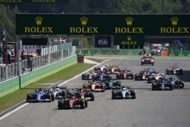 start of the racstart of the race F1 Belgian GP 2022