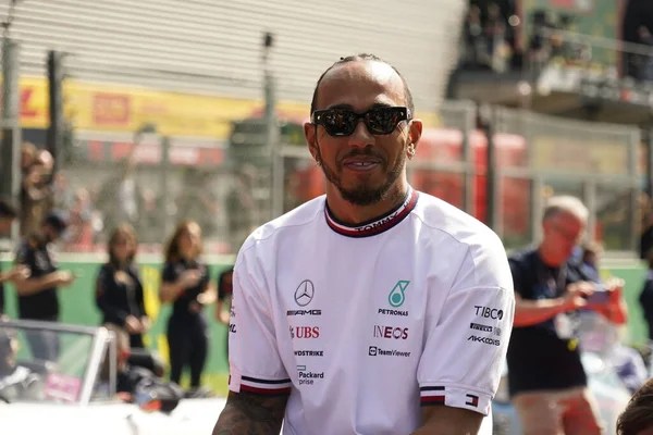 Lewis Hamilton Gbr Mercedes W13 Performance — Foto Stock