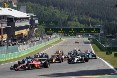 start of the racstart of the race F1 Belgian GP 2022