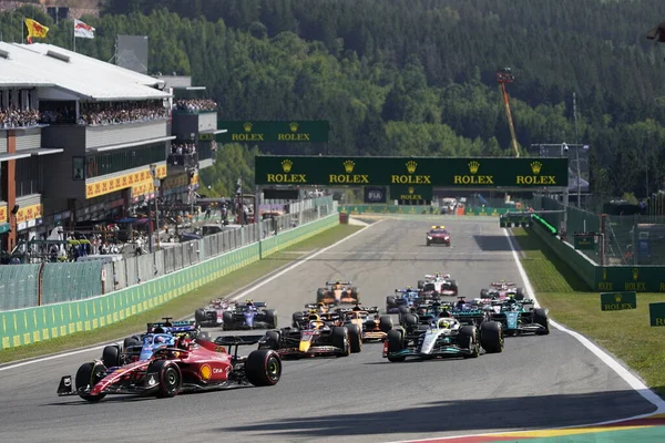 start of the racstart of the race F1 Belgian GP 2022