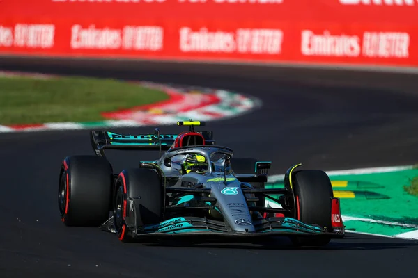 Lewis Hamilton Gbr Mercedes W13 Prestaties — Stockfoto