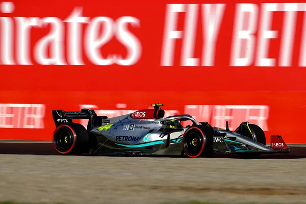 Lewis Hamilton Gbr Mercedes W13 Performance — Stock fotografie