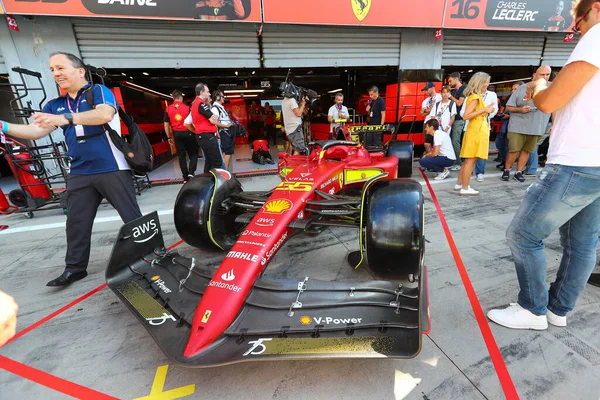 Carlos Sainz Spa Ferrari — Zdjęcie stockowe