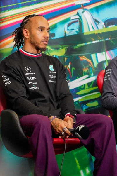 Lewis Hamilton Gbr Mercedes W13 Performans — Stok fotoğraf