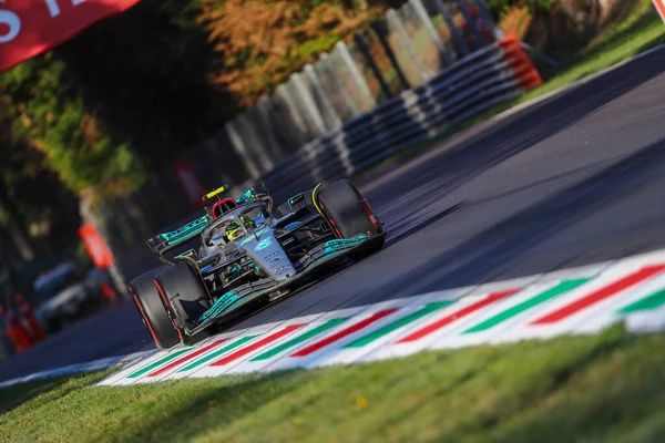 Lewis Hamilton Gbr Mercedes W13 Prestaties — Stockfoto