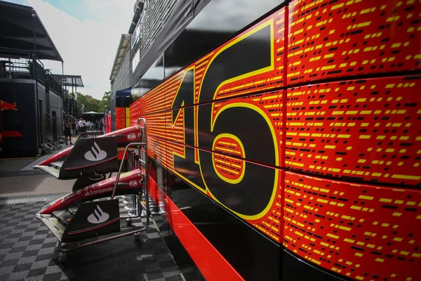 Scuderia Ferrari Specjalny Kamper Świętowanie Lat Monza 2022 — Zdjęcie stockowe