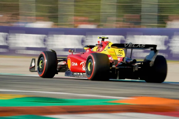 Carlos Sainz Spa Ferrari — Stok fotoğraf