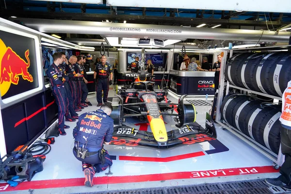 Sergio Pérez Mex Redbull Racing Rb18 — Foto de Stock