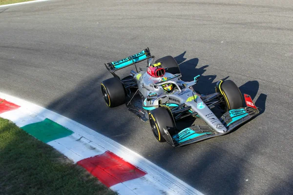 Lewis Hamilton Gbr Mercedes W13 Performance — Stockfoto