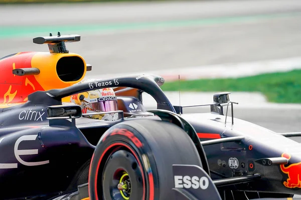 Max Verstappen Ned Redbull Racing Rb18 — Stok fotoğraf