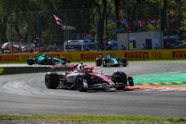 Formula 1 Italian Grand prix 2022 in Monza, with tifosi, vips and more clipart