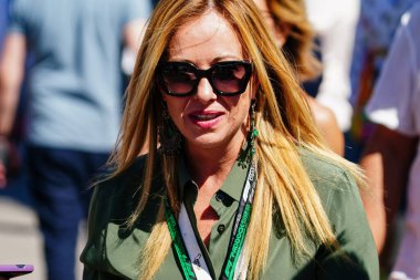 İtalya 'nın yeni başbakanı Fratelli d' Italia 'lı Giorgia Meloni (ITA) - 25 Eylül 2022 tarihinde İtalya' nın seçim gününden sonra