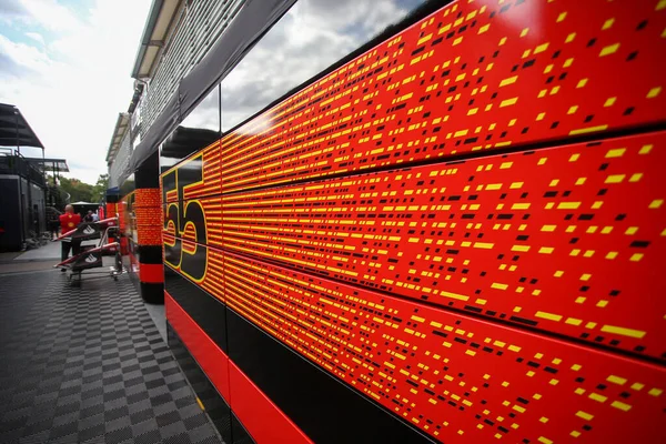 Scuderia Ferrari Special Motorhome Celebration 75Years Monza 2022 — Stock Photo, Image