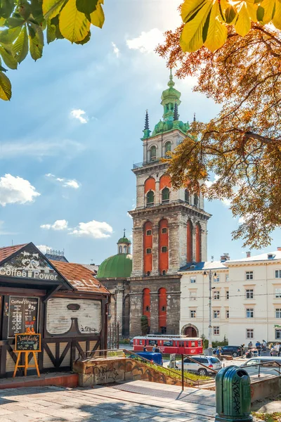 Lviv Ukrayna Ağustos 2021 Varsayım Ortodoks Kilisesi — Stok fotoğraf