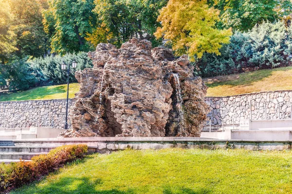 Stone shaped fountain in Istanbul park