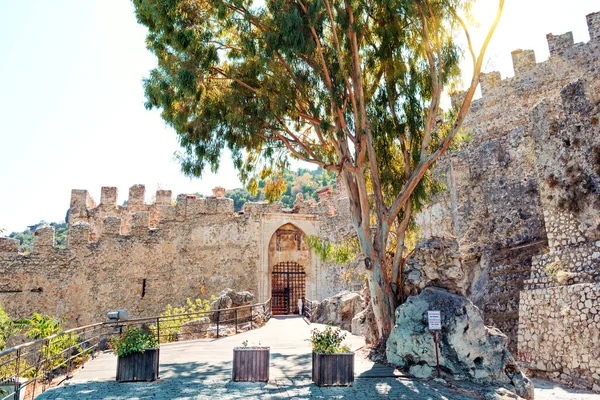 Gasse Vor Der Festung Alanya — Stockfoto