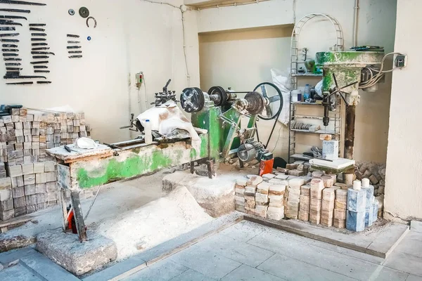 Oficina Corte Processamento Pedra — Fotografia de Stock