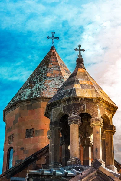 Domes Church Khor Virap Armenia — 图库照片