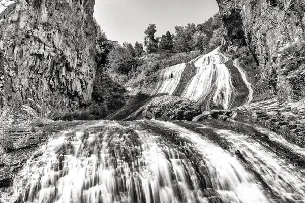 Waterfall Panorama Armenia Jermuk Toned — Foto de Stock