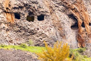 Prehistoric cave city in Armenia