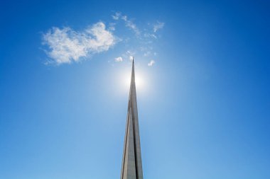 YEREVAN, ARMENIA - April 10, 2017 , Tsitsernakaberd. Memorial to victims of the 1915 Genocide