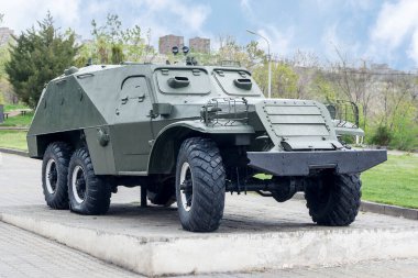 BMP-1, bir Sovyet amfibi takip eden piyade savaş aracı, Victory Park Ermenistan Erivan