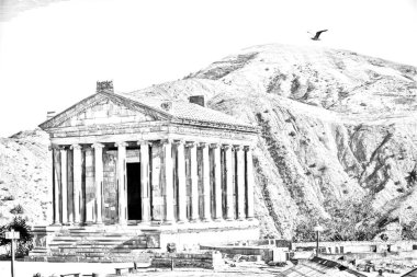 Garni İyonik Tapınağı, Ermenistan, Garni 'deki Helenistik Tapınak. UNESCO Dünya Mirası.