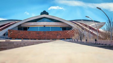 YEREVAN, ARMENIA - April 10, 2017 , Sports and Concerts arena a multipurpose arena complex