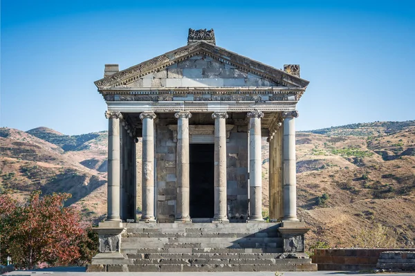 Templo Garni Templo Helenístico Garni Armênia Património Mundial Unesco Vista — Fotografia de Stock