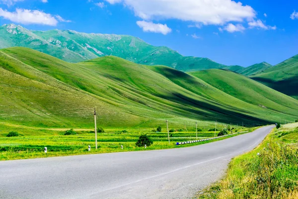 Mountain Road Landscape Nature — Stockfoto