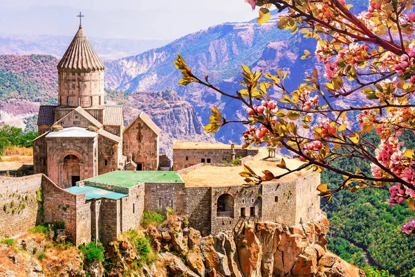 Mosteiro Tatev Armênia Arquitetura — Fotografia de Stock