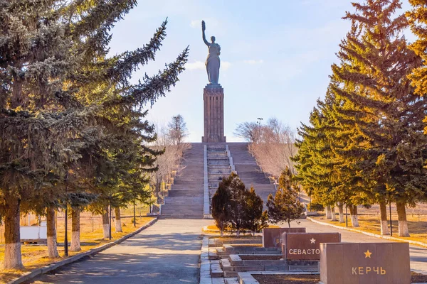 Monument Dedicated Second World War Victory — стоковое фото