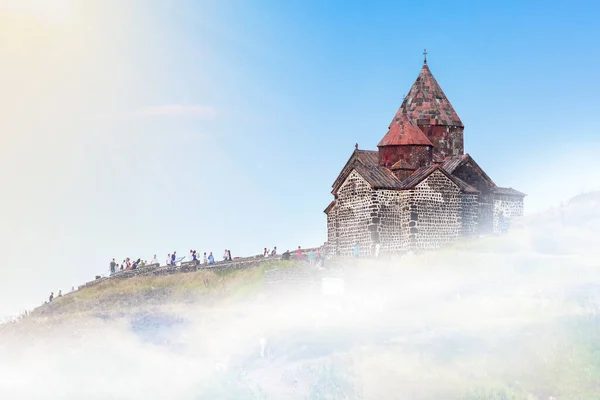 Sevan Armenia June 2017 Sevanavank Monastery Monastic Complex Located Peninsula — 图库照片