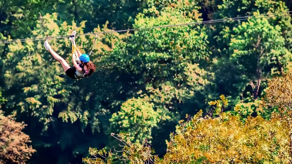 Zip Line Armenia — Stock Photo, Image