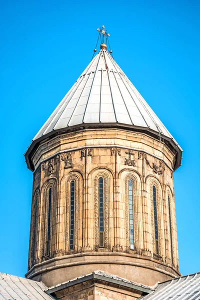 Close Dome Ancient Georgian Church Tbilisi Georgia — 图库照片