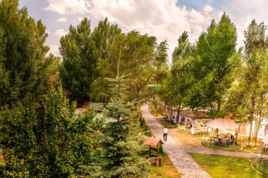 A beautiful park at Lake Sevan. Armenia
