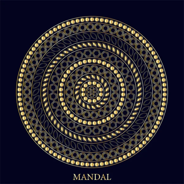 Soyut Mandala Desenli Tasarım Duvar Kağıdı Sanatı — Stok fotoğraf