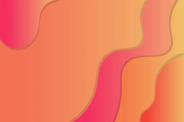 Abstrakte Rosa Hintergrund Mit Glatten Linien Farbwellen Muster Kunst Technologie — Stockvektor