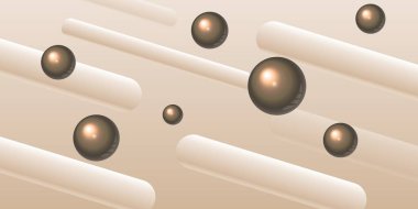 Soyut küresel altın arkaplan. Hacim geometrik zemin üzerinde altın toplar. Dikdörtgen çerçeve başlığı. Mavi küreler. Noel tatili, yeni yıl partisi posteri veya paket etiketi için lüks moda tasarımı