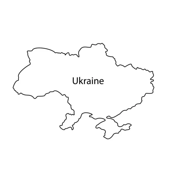 乌克兰航向图说明. — 图库矢量图片