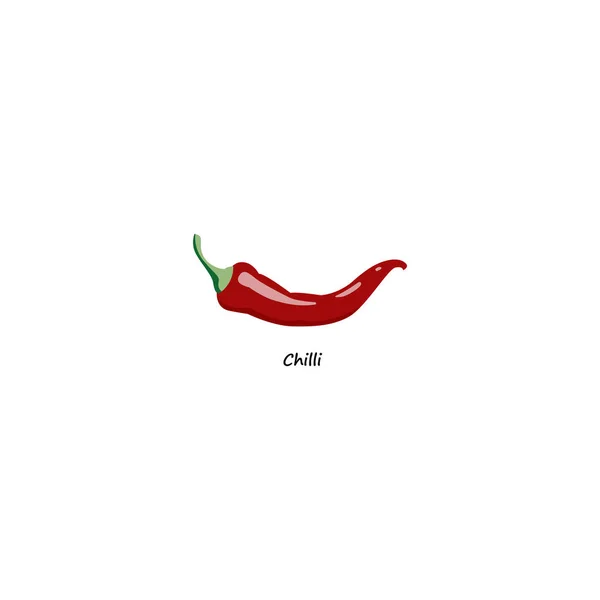Chili pepper illustration in cartoon style. — Stockvector