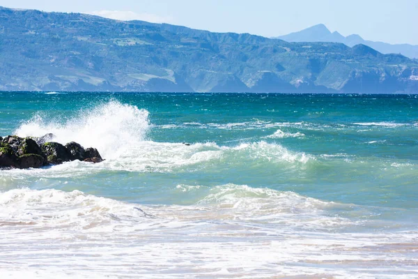 Plaj Sahnesi Ocak 2022 Maui Hawaii — Stok fotoğraf