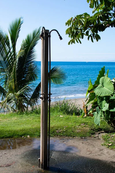 Scena Plażowa Pod Koniec Stycznia 2022 Maui Hawaje — Zdjęcie stockowe