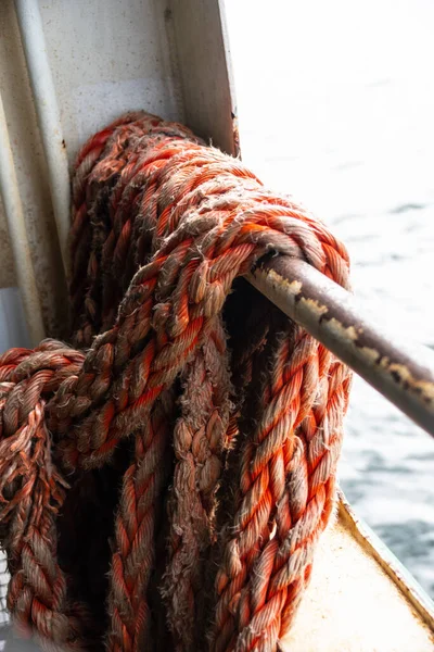 Rope Coiled Railing — Fotografia de Stock